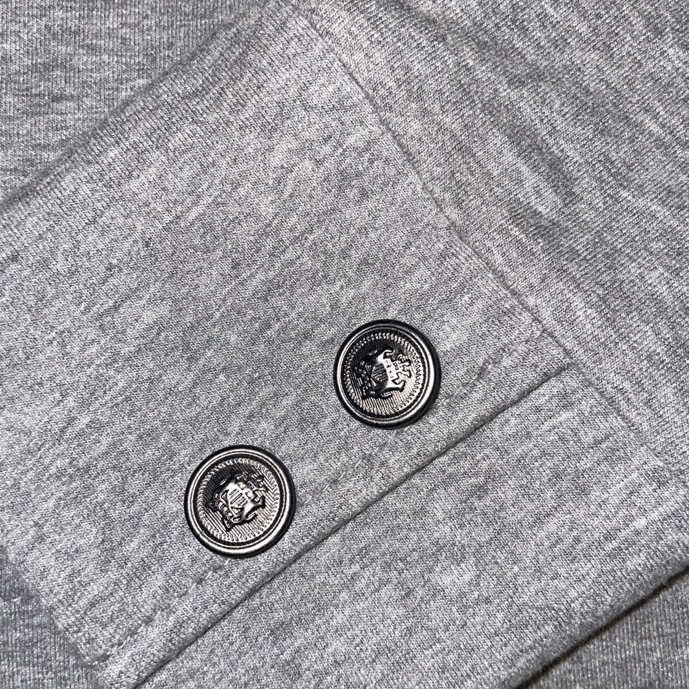 Express Women's Gray Pea Coat - Picture 4 of 4
